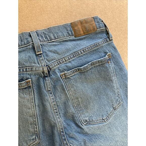 Madewell Cali Demi Boot Jeans Women’s Sz 31P Blue Cropped Mid Rise Stretch - Picture 11 of 11